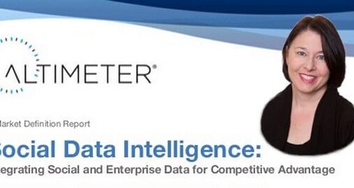 Social Media Data Integration - Altimeter Group Research