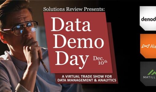 What to Expect at Solutions Review's Data Demo Day Q4 2020 December 10