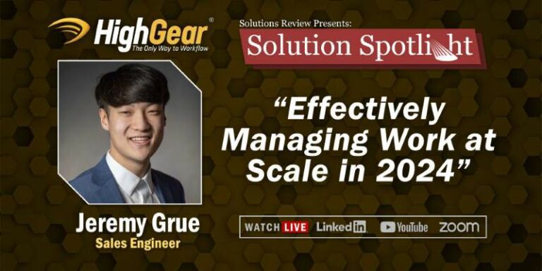 What to Expect at Solution Review’s Solution Spotlight with HighGear on March 28th